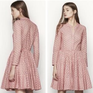 Maje Rayani rose eyelet dress 
Size 1 / small